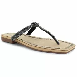 Palms Rhinestone T-Strap