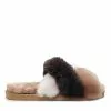 Koalabi Calico Sheepskin Flufffy Slide