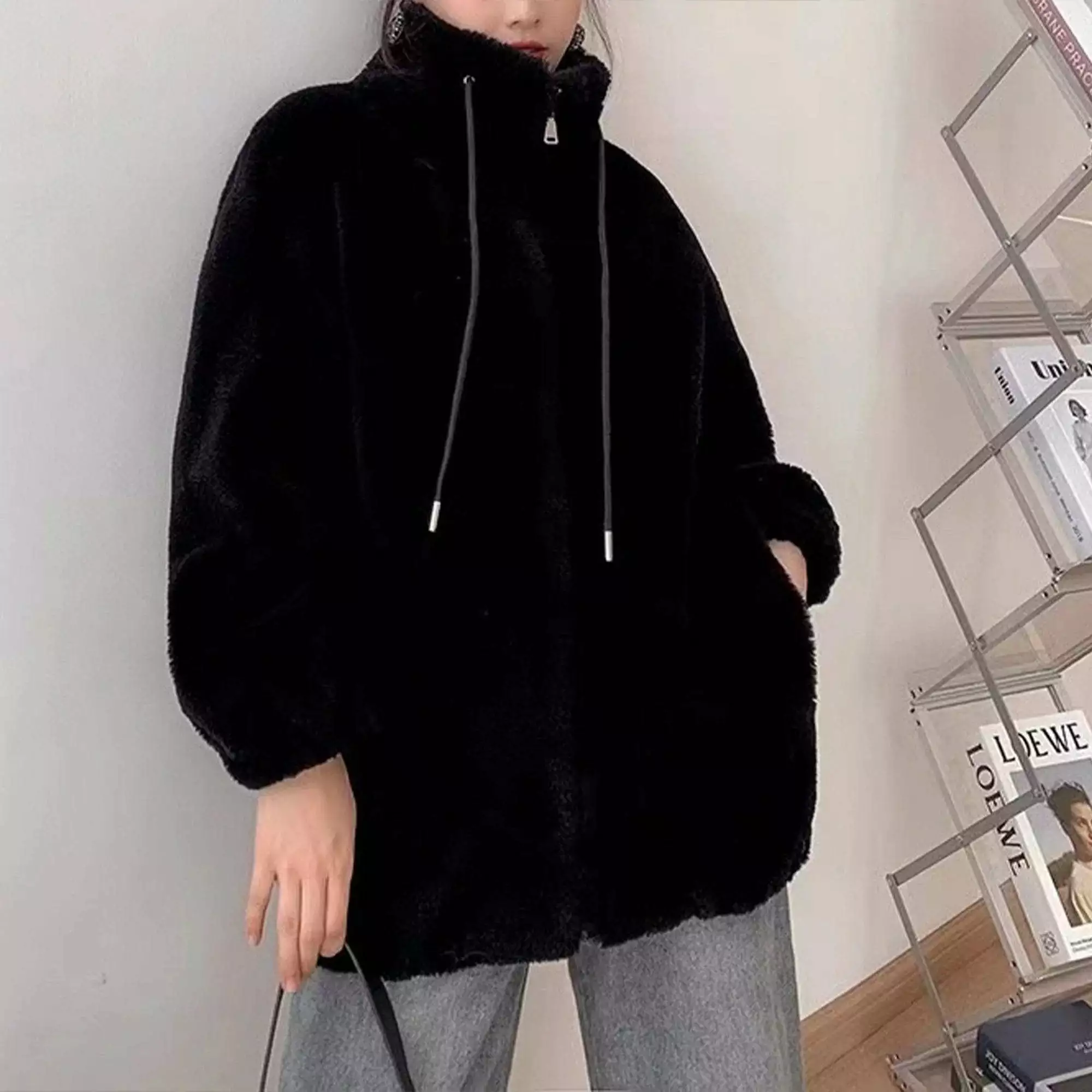 Ausnow Camille Sheepskin Teddy Jacket - Image 9