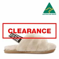 Jumbo UGG Fluff Sheepskin Slides- Made In Australia