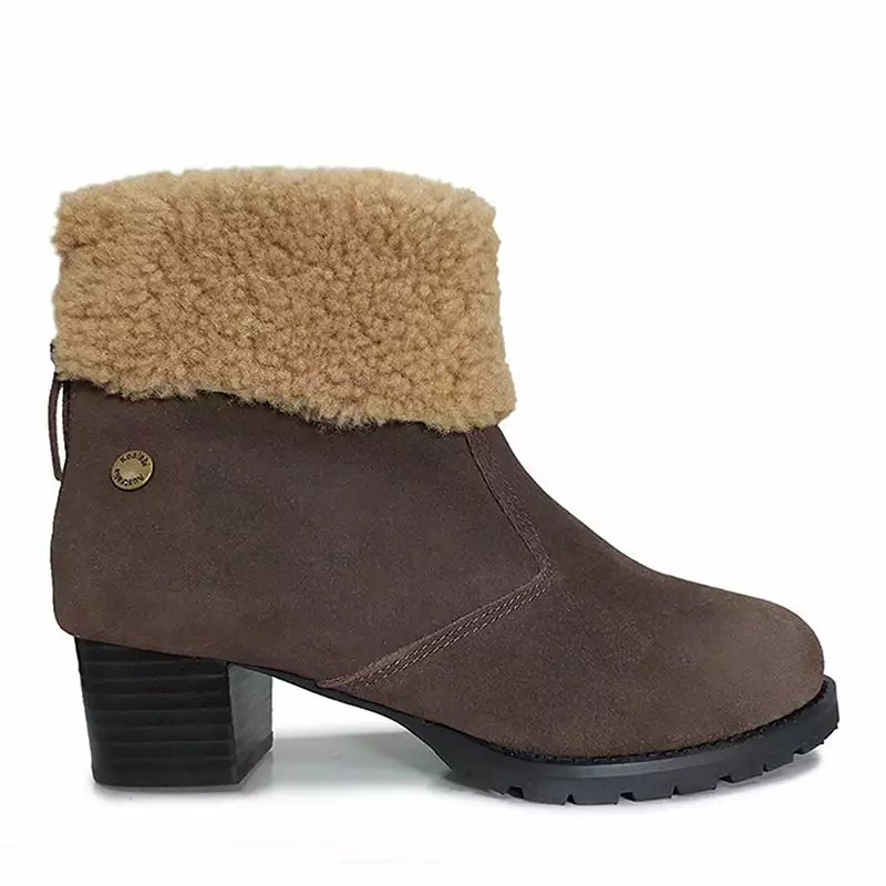 Koalabi Josephine Curly Wool Sheepskin Boots