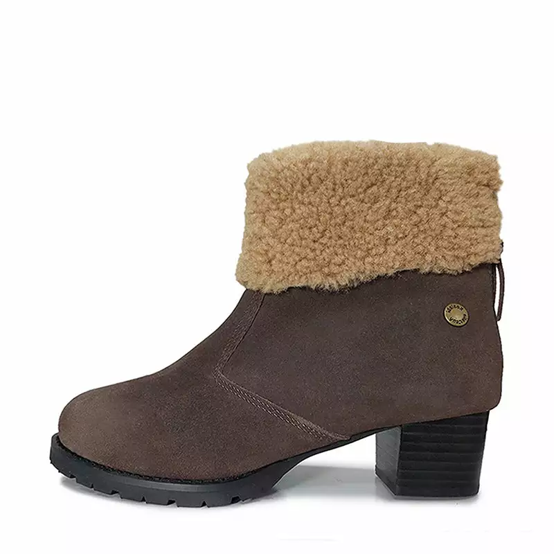 Koalabi Josephine Curly Wool Sheepskin Boots - Image 2
