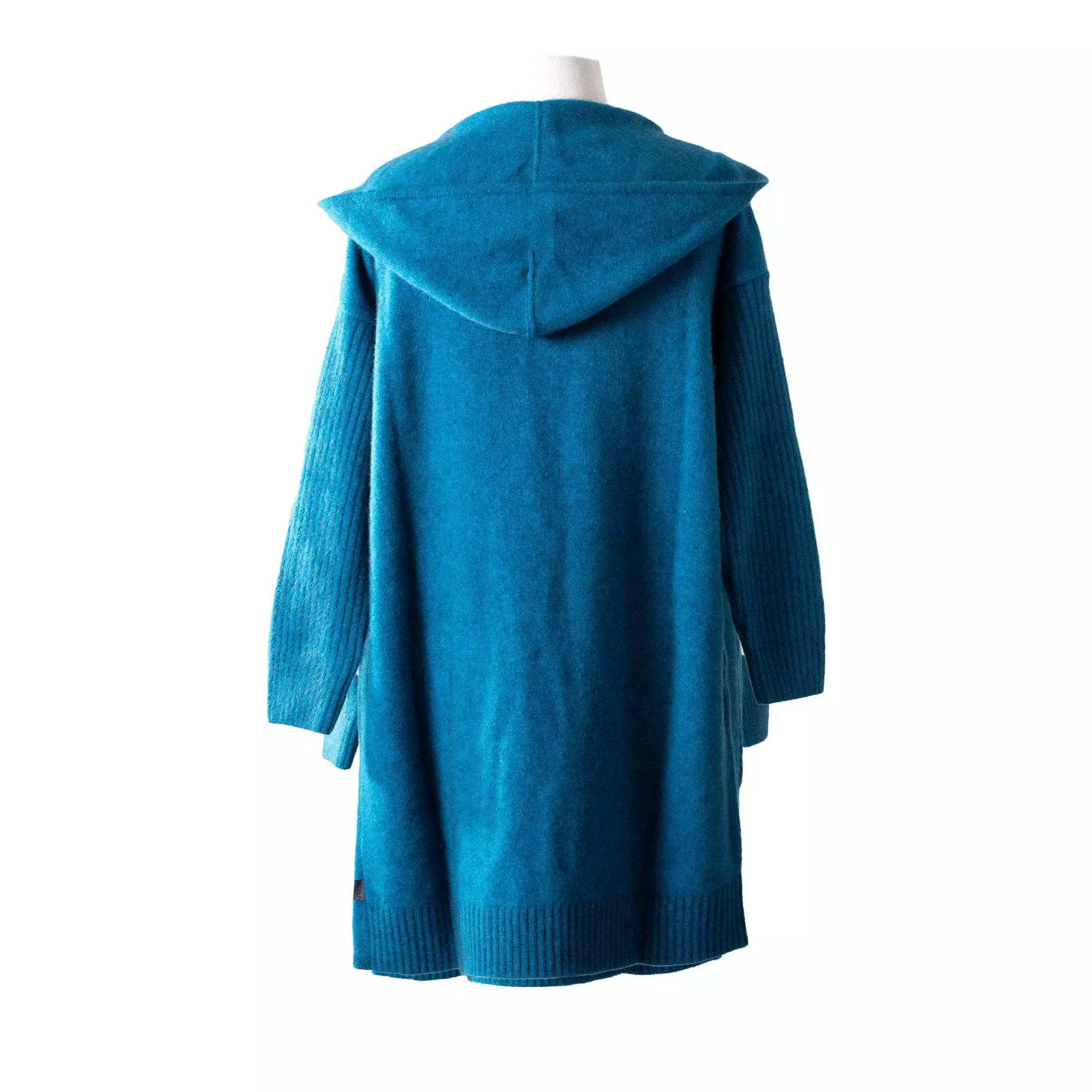 Koru Premium Possum And Merino Wool- Hooded Longline Cardigan - Image 12