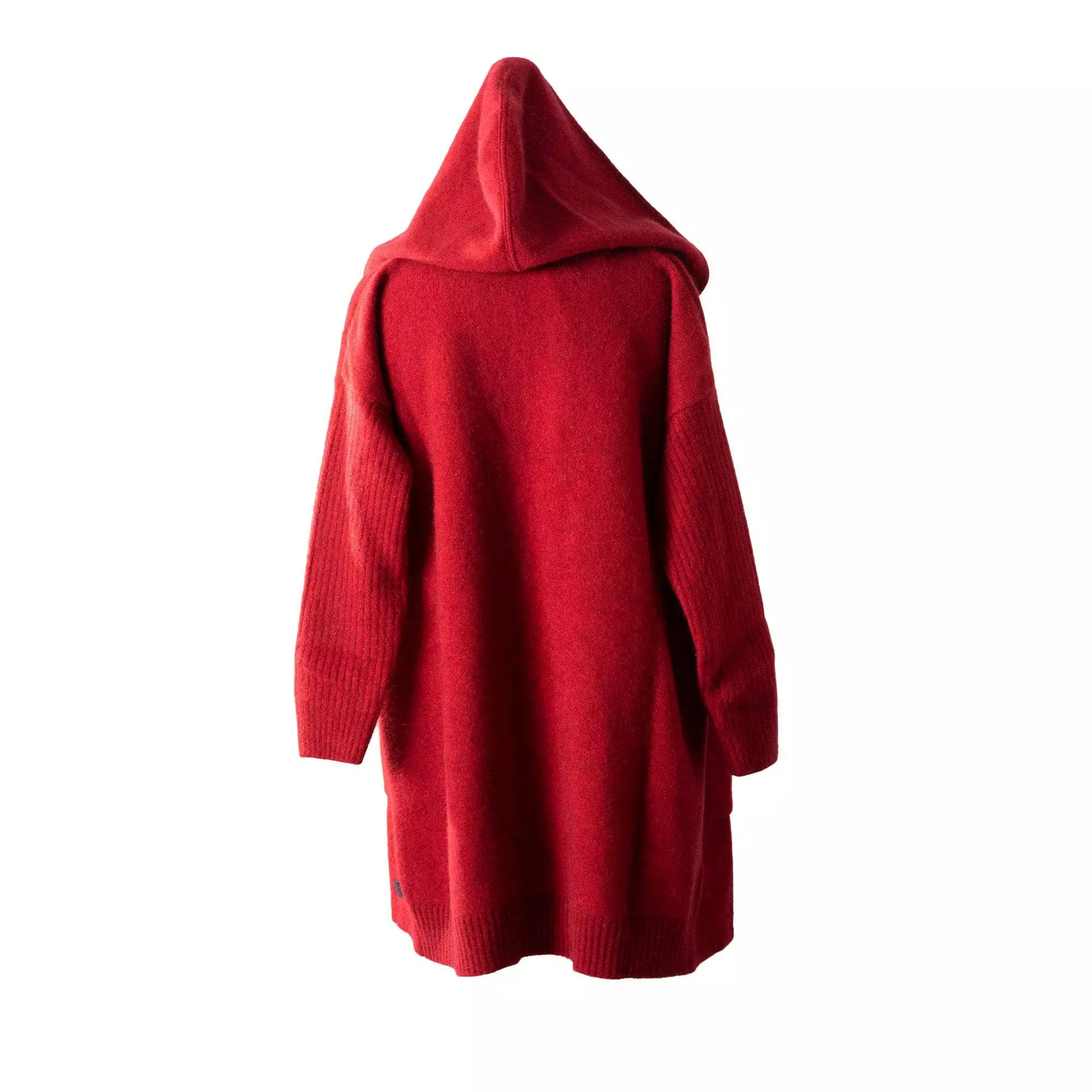 Koru Premium Possum And Merino Wool- Hooded Longline Cardigan - Image 17