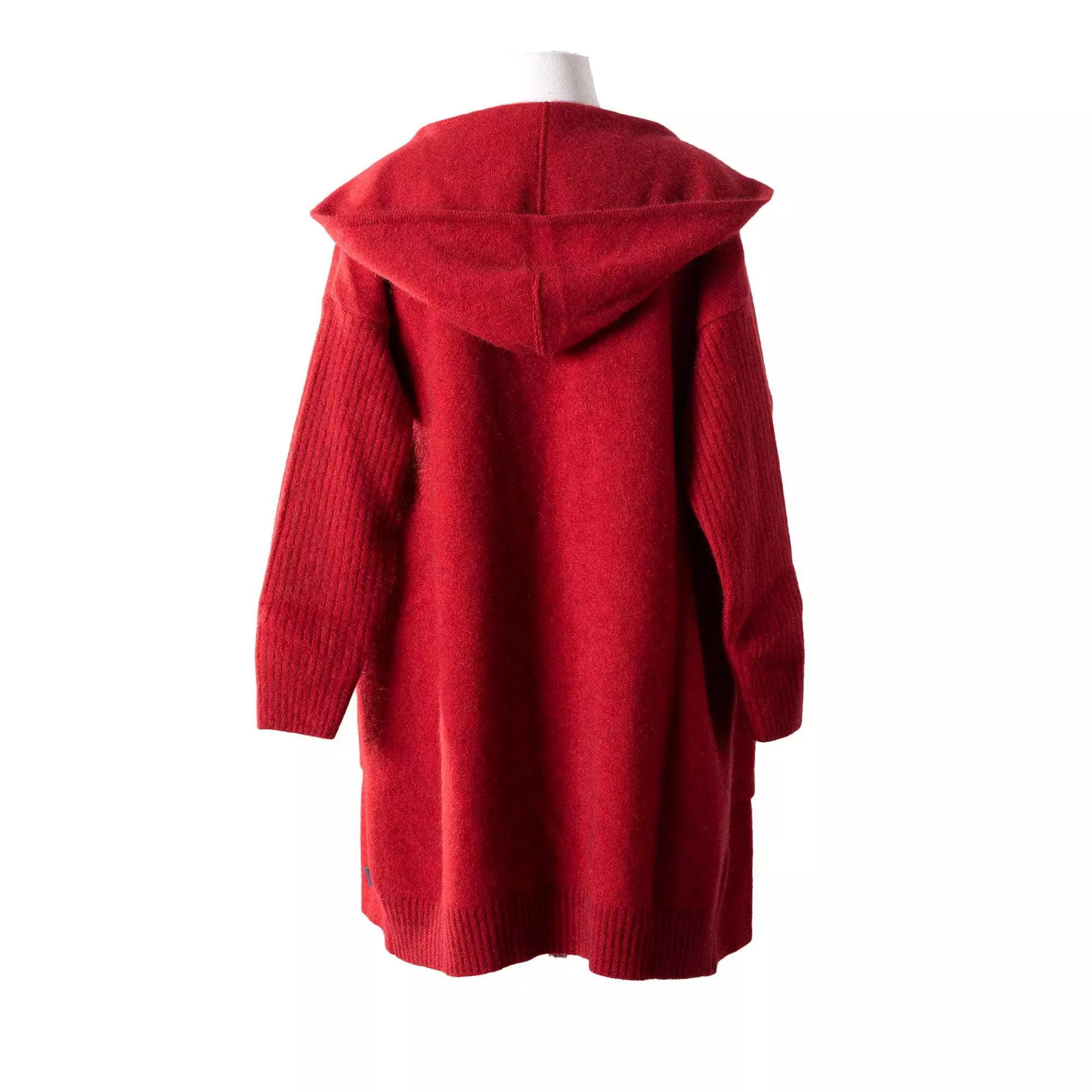 Koru Premium Possum And Merino Wool- Hooded Longline Cardigan - Image 18