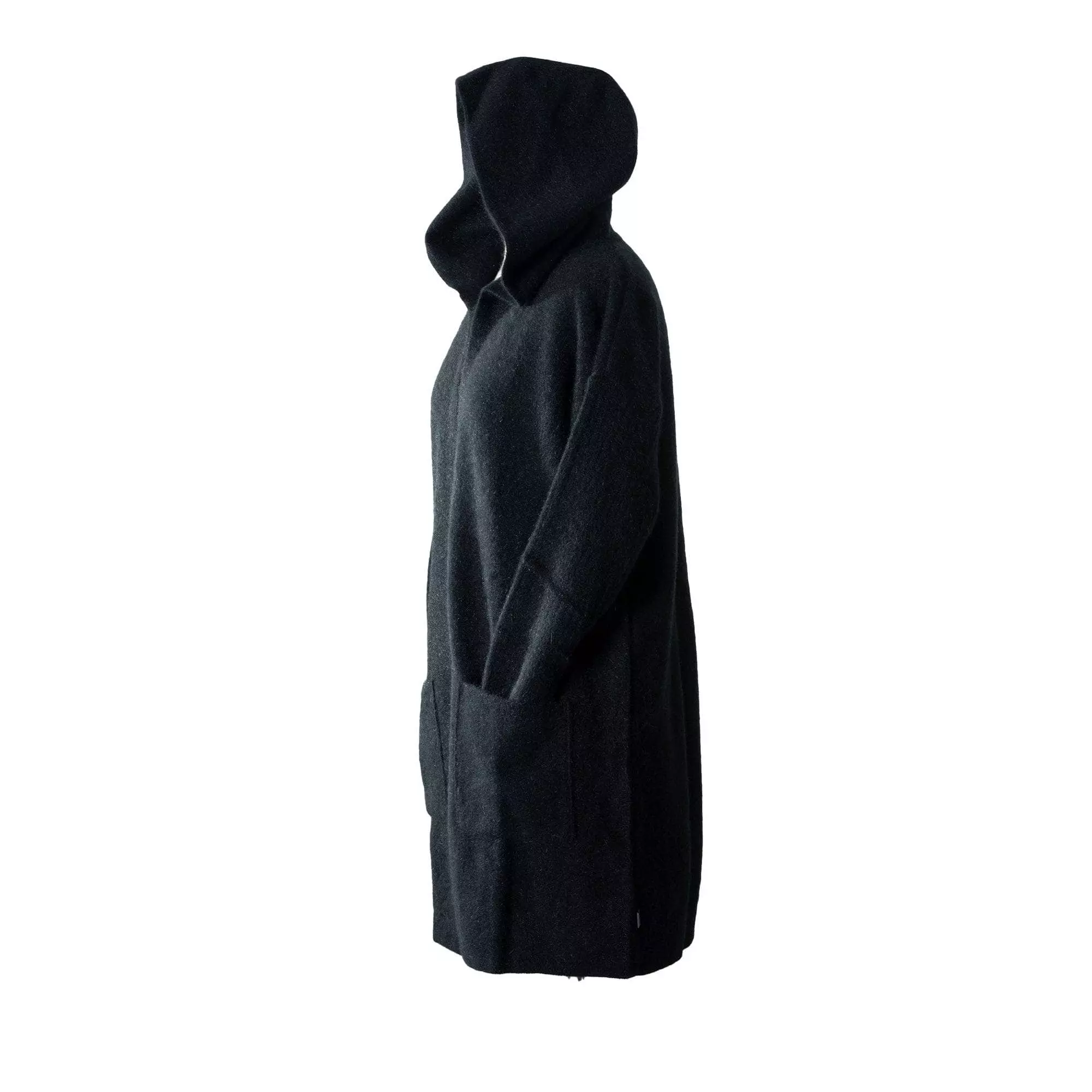 Koru Premium Possum And Merino Wool- Hooded Longline Cardigan - Image 23