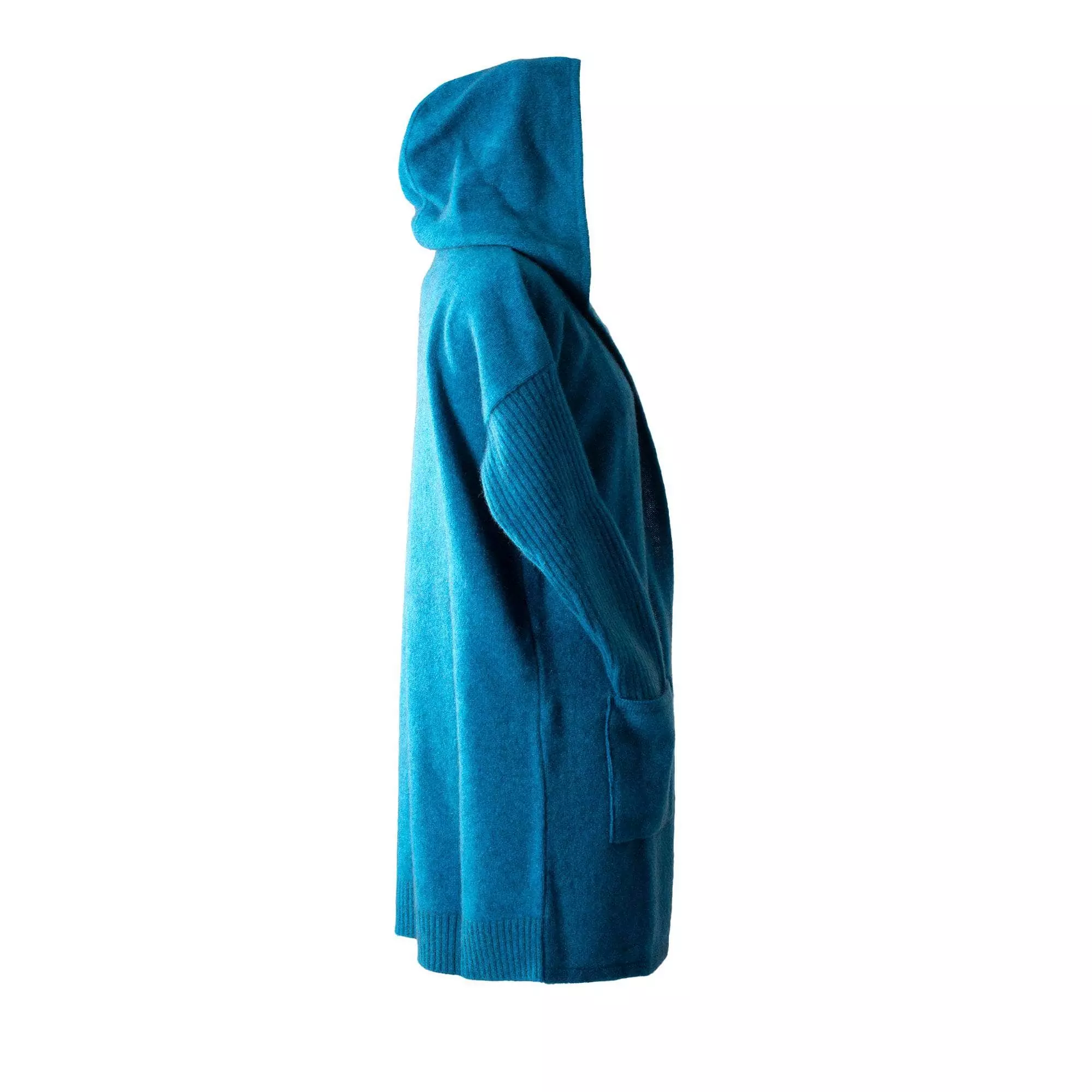 Koru Premium Possum And Merino Wool- Hooded Longline Cardigan - Image 9
