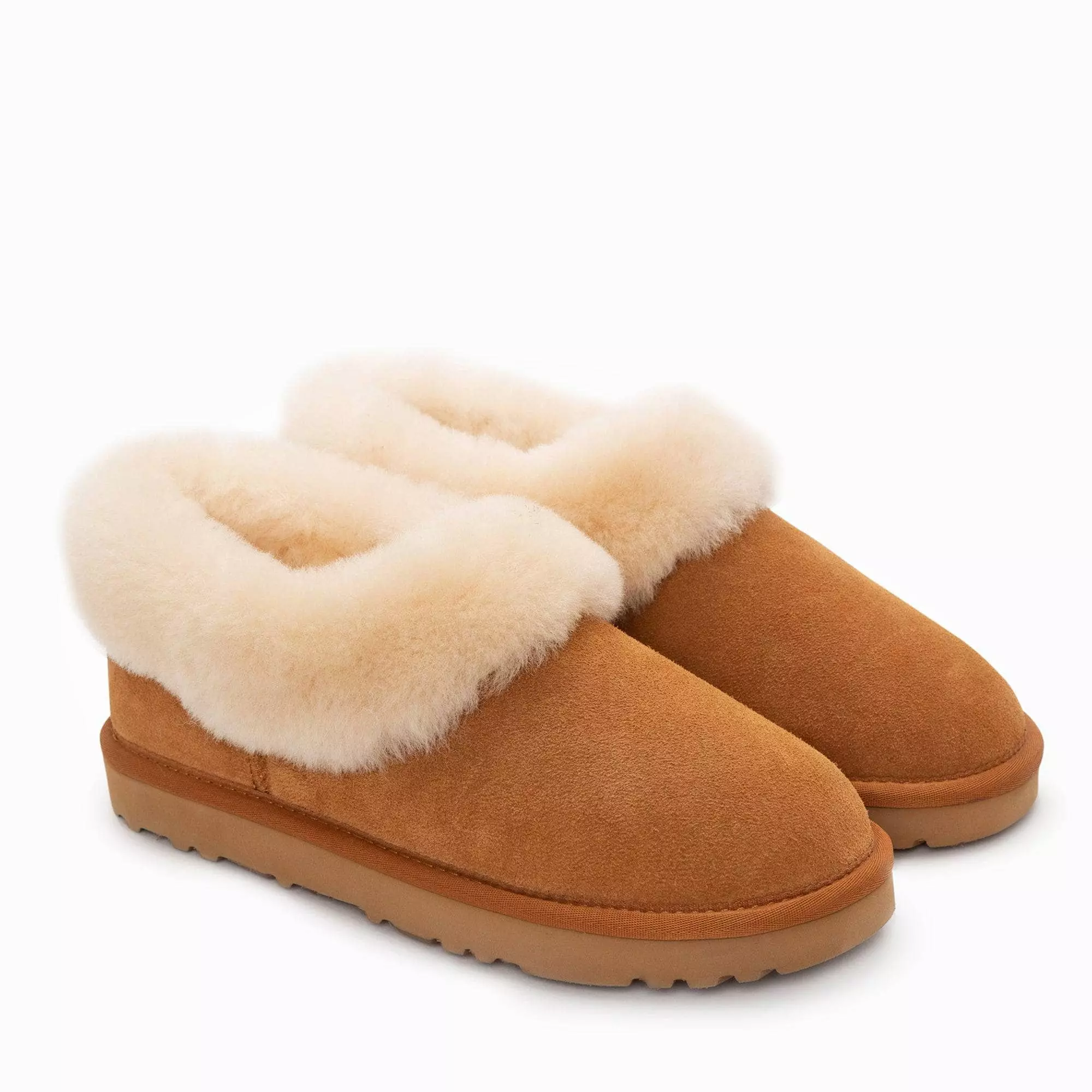 OZwear UGG Alberich Fluffy Collar Slippers - Image 16
