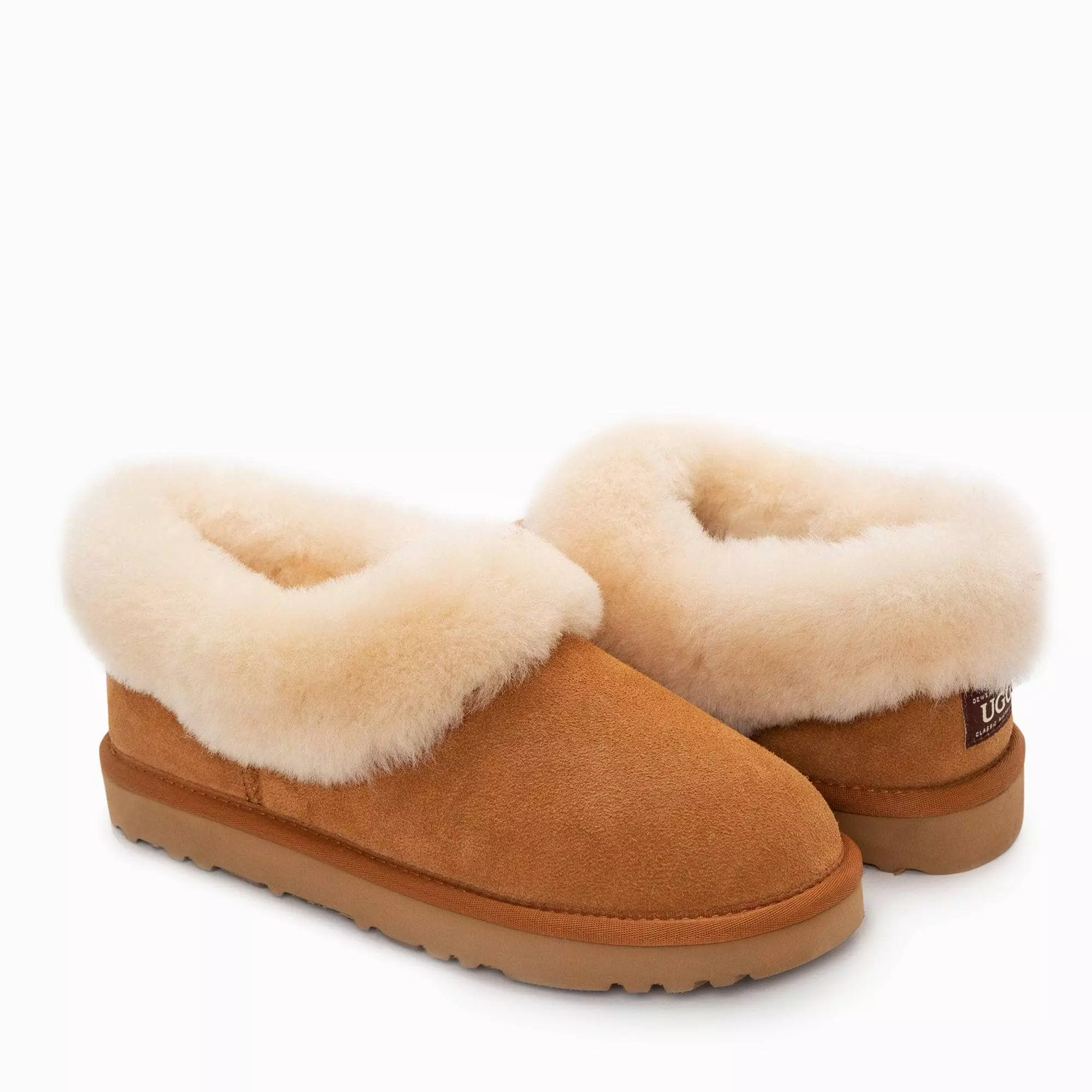OZwear UGG Alberich Fluffy Collar Slippers - Image 17