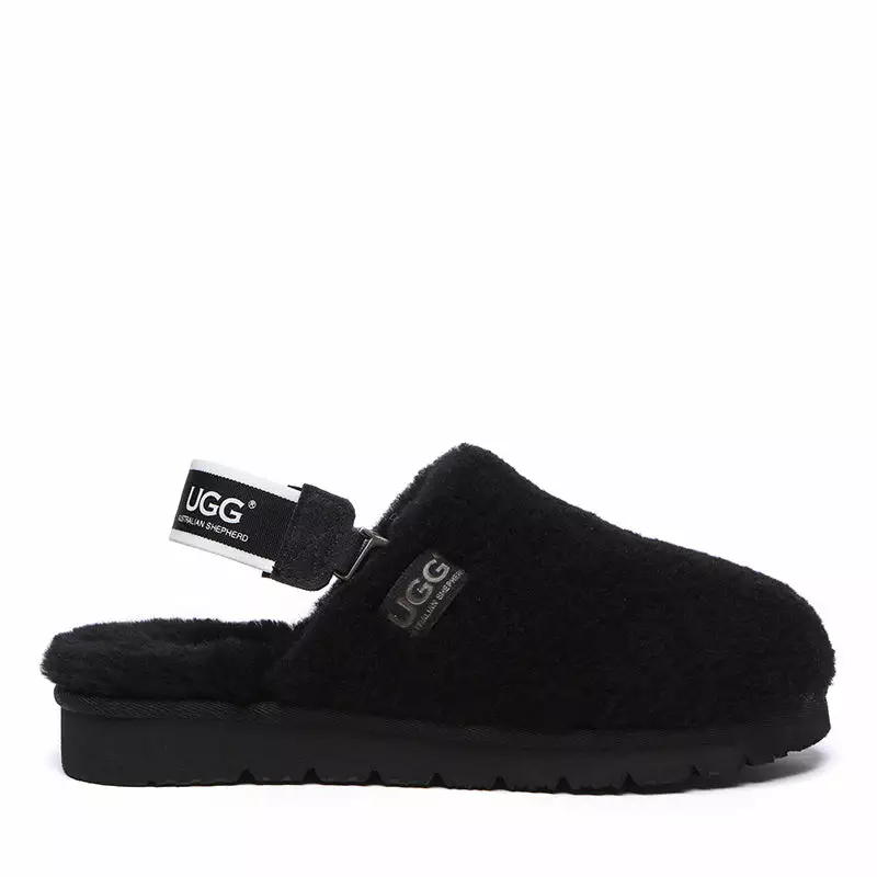 EverUgg UGG Chania Removable Strap Slingback Fluffy Slides - Image 6