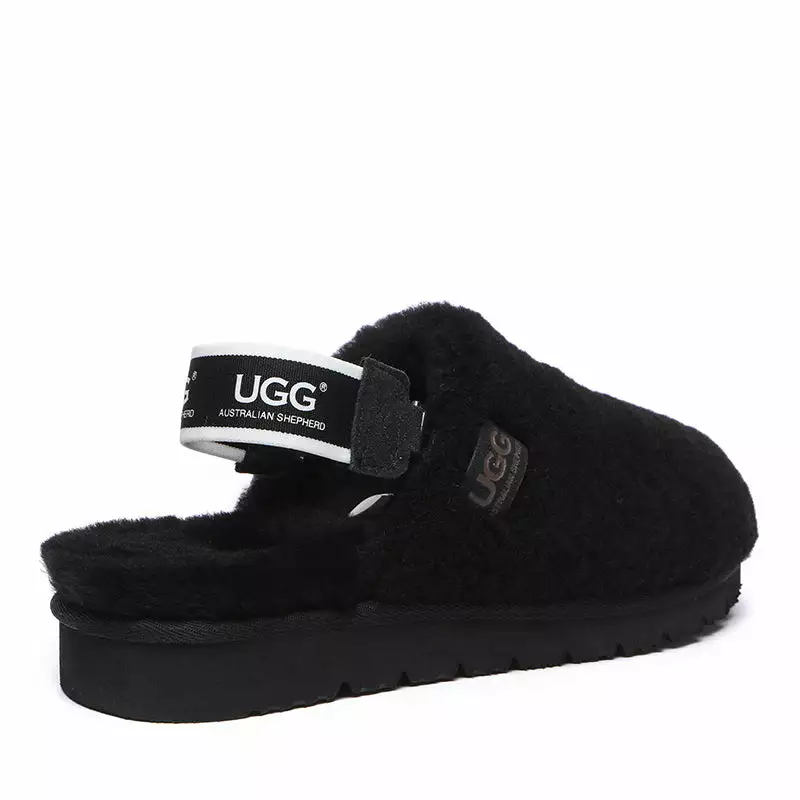 EverUgg UGG Chania Removable Strap Slingback Fluffy Slides - Image 7