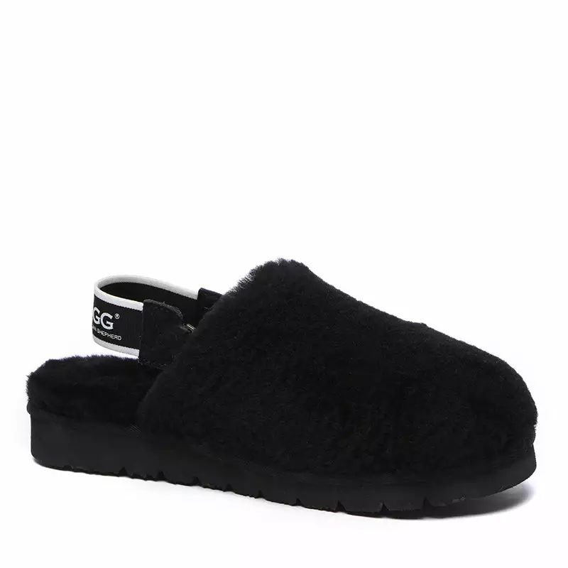 EverUgg UGG Chania Removable Strap Slingback Fluffy Slides - Image 8