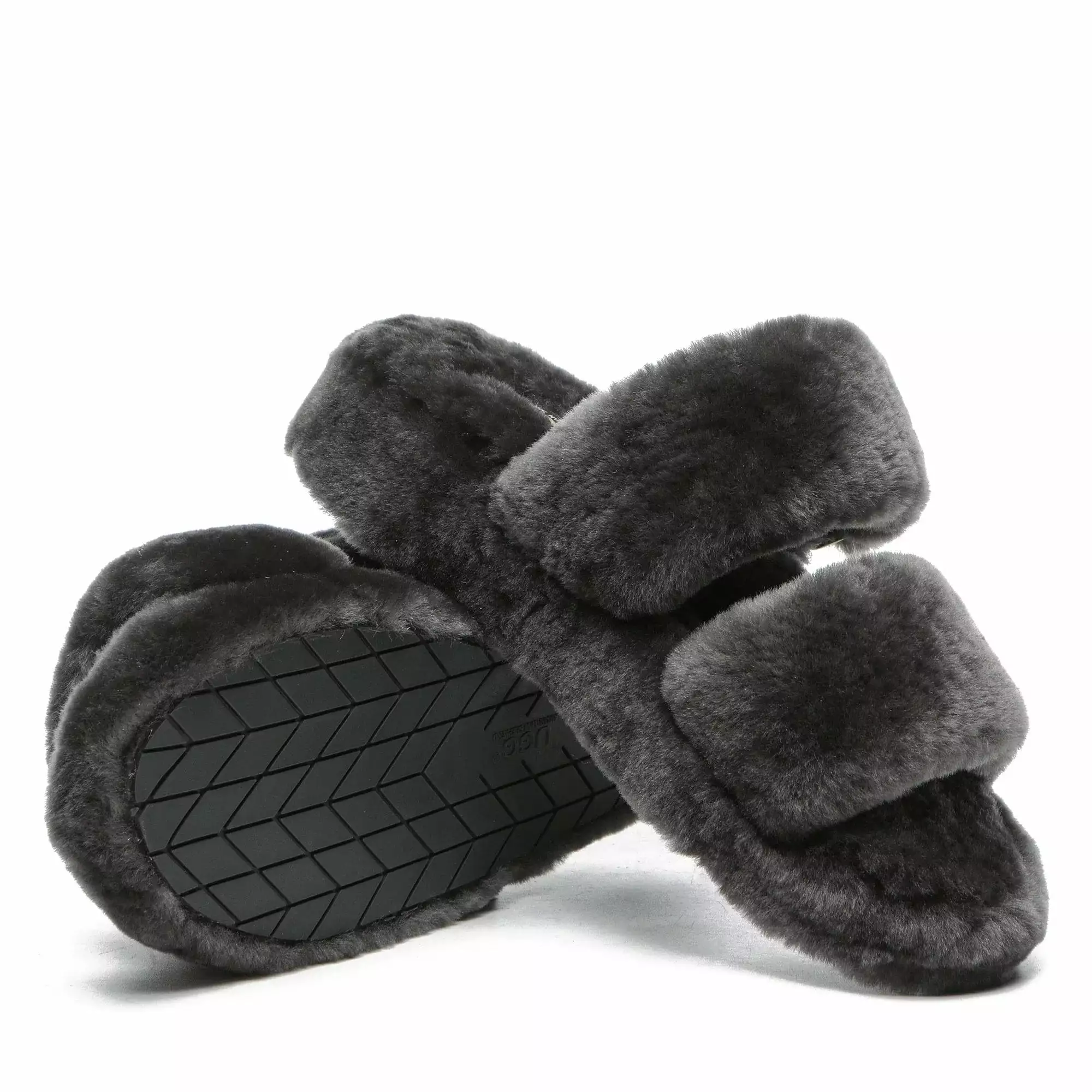 EverUgg UGG Jamella Fluffy Platform Slides - Image 12