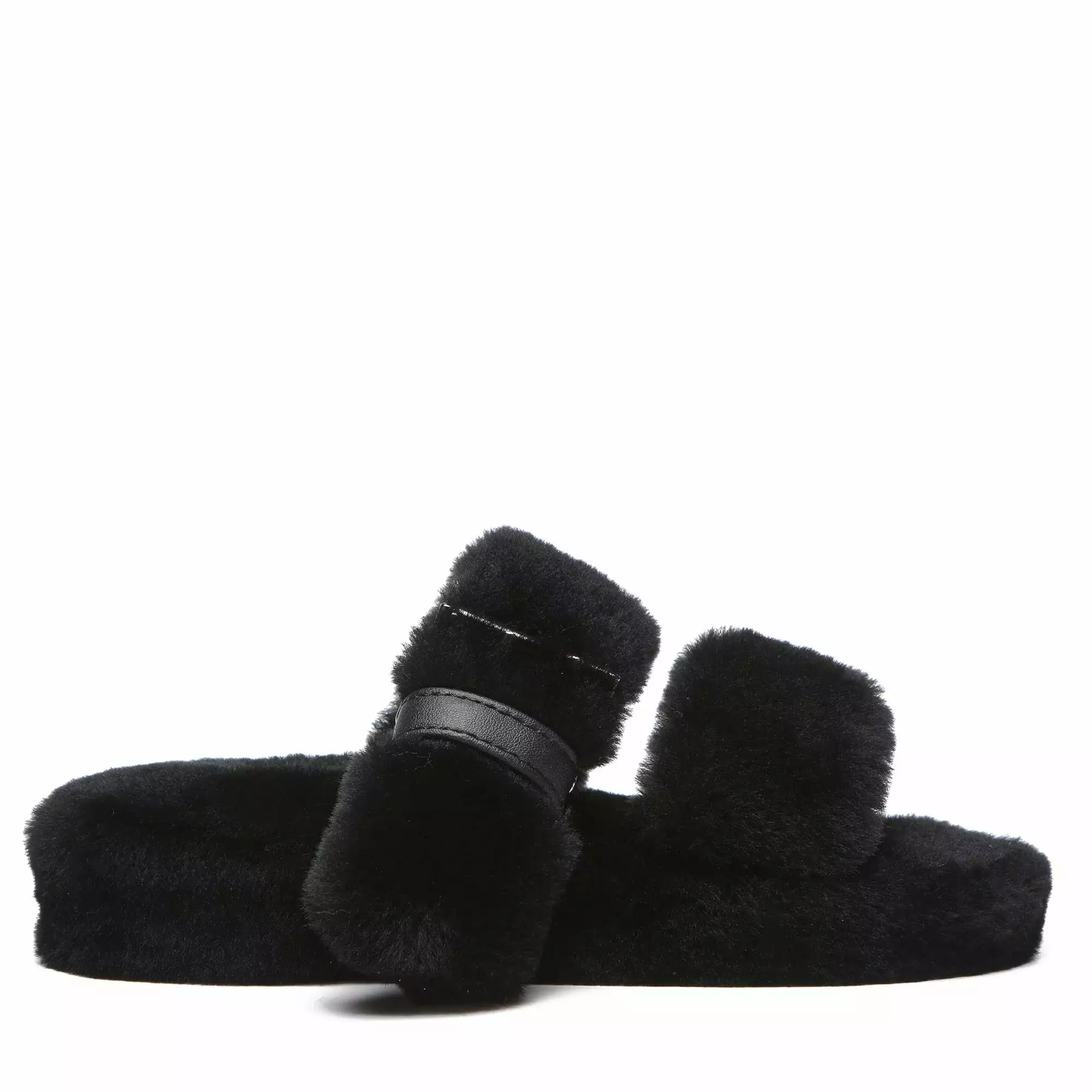 EverUgg UGG Jamella Fluffy Platform Slides - Image 2