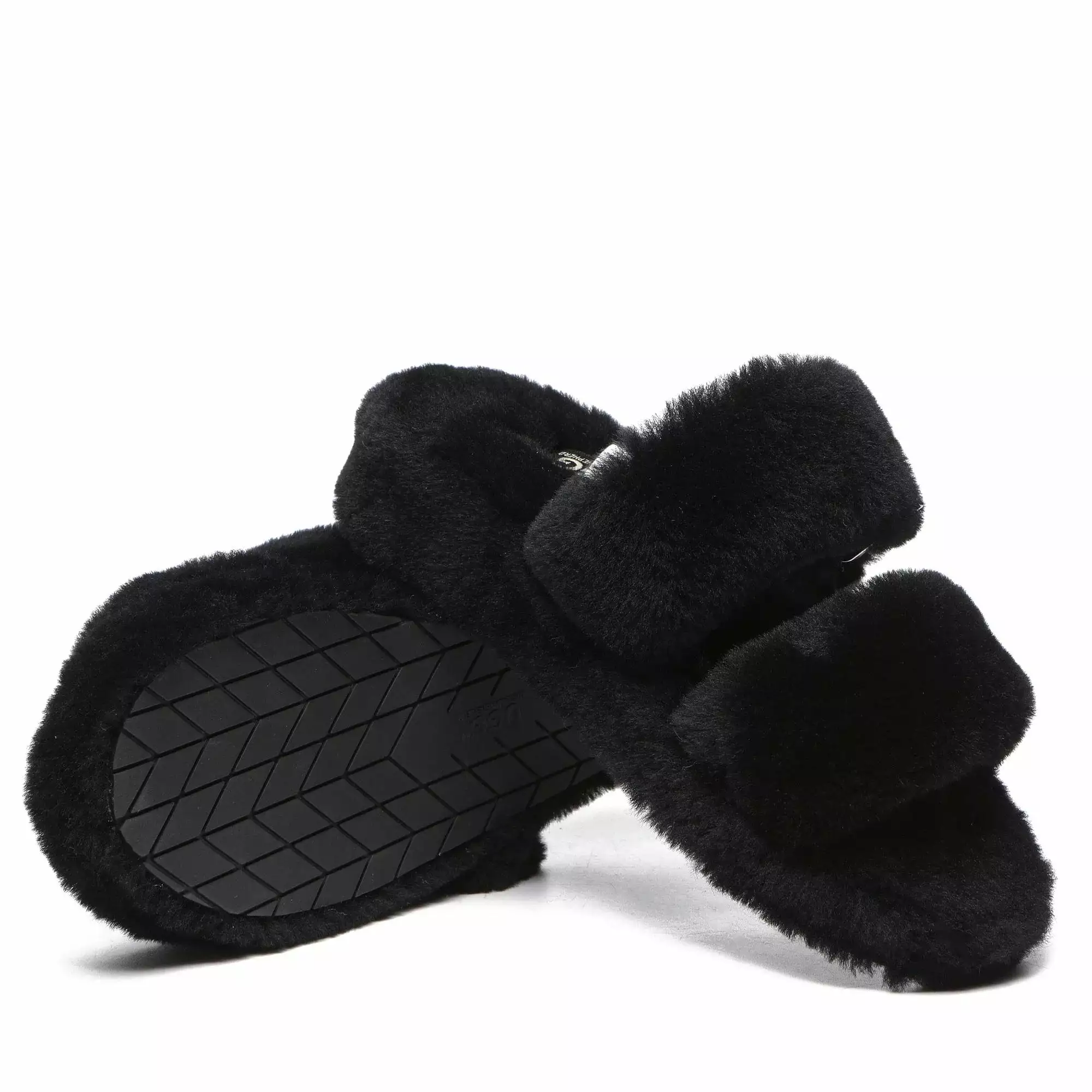 EverUgg UGG Jamella Fluffy Platform Slides - Image 6