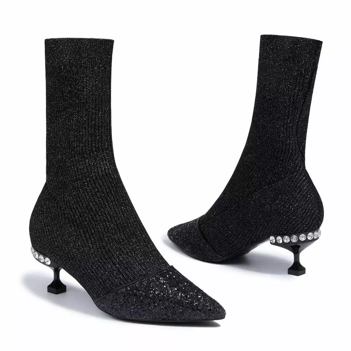 DK Clearance UGG Lurex Knit Ankle Boot - Image 3