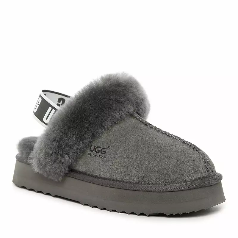DK Sheepskin UGG Platinum Slingback Scuff - Image 13