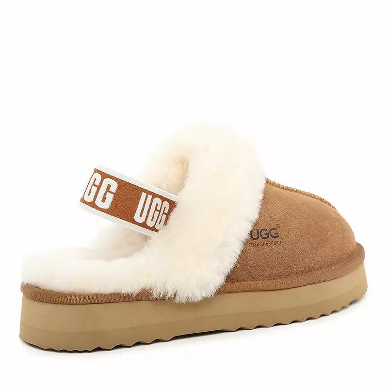 DK Sheepskin UGG Platinum Slingback Scuff - Image 2