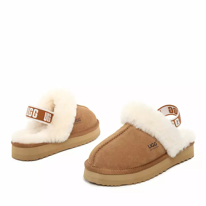 DK Sheepskin UGG Platinum Slingback Scuff - Image 3