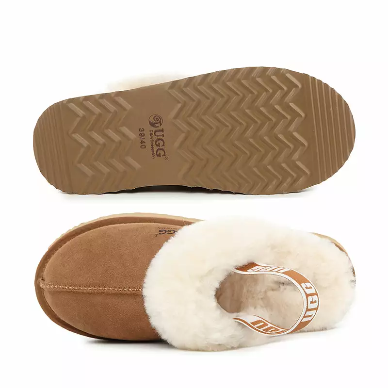 DK Sheepskin UGG Platinum Slingback Scuff - Image 4
