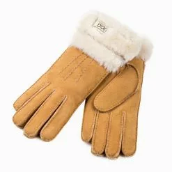 OZwear UGG Premium Double Cuff Sheepskin Gloves