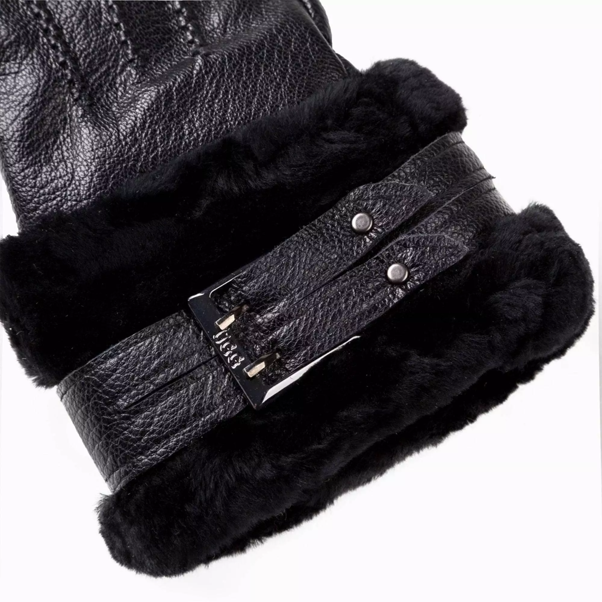 OZwear UGG Premium Lambskin Cuff Gloves - Image 3