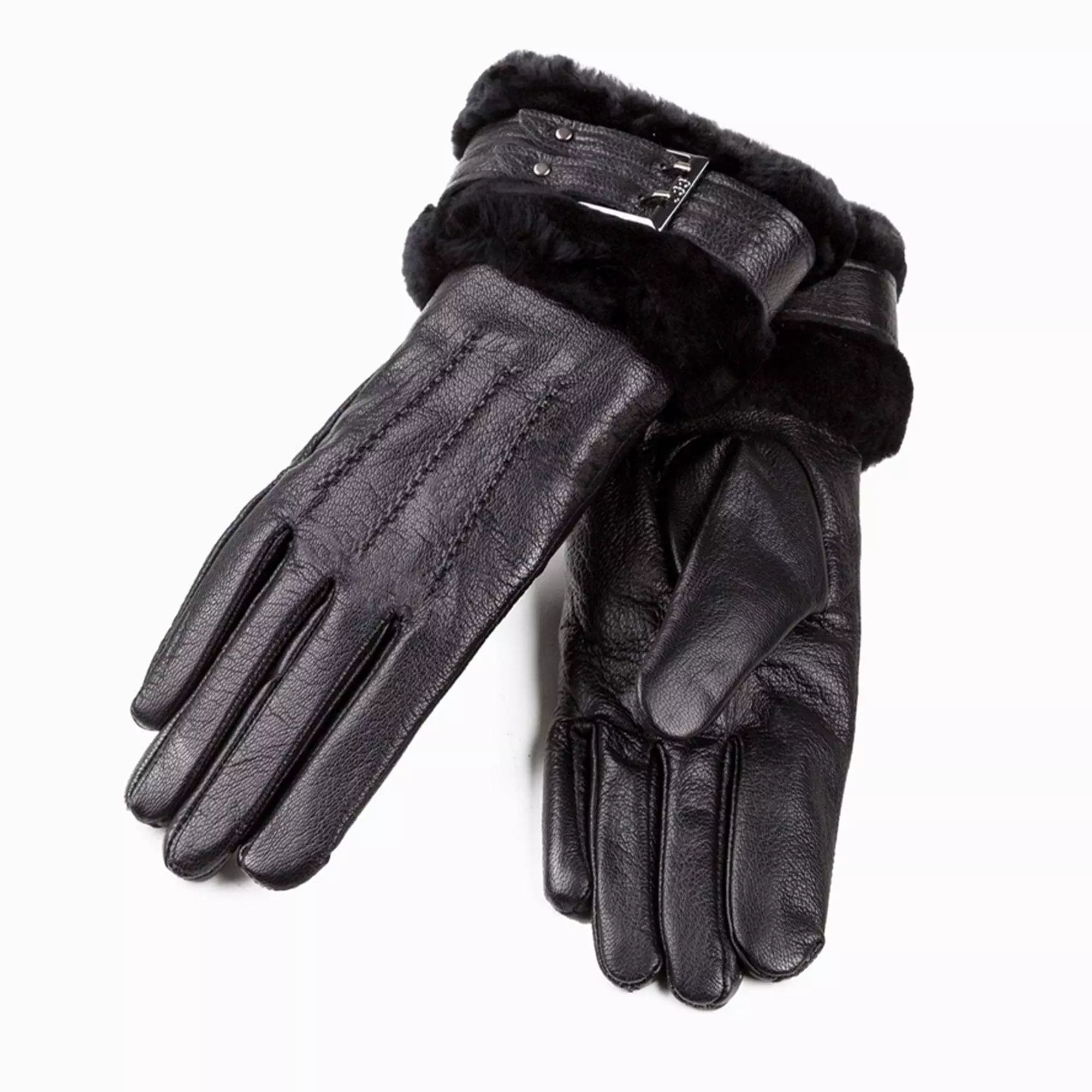 OZwear UGG Premium Lambskin Cuff Gloves - Image 5