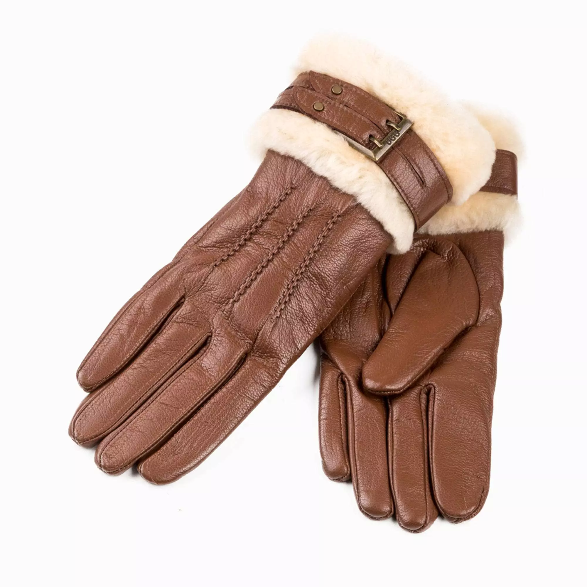 OZwear UGG Premium Lambskin Cuff Gloves - Image 6