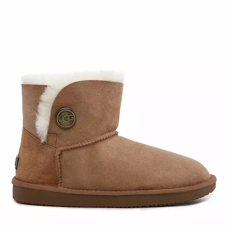 DK Sheepskin UGG Riva Mini Button Boots