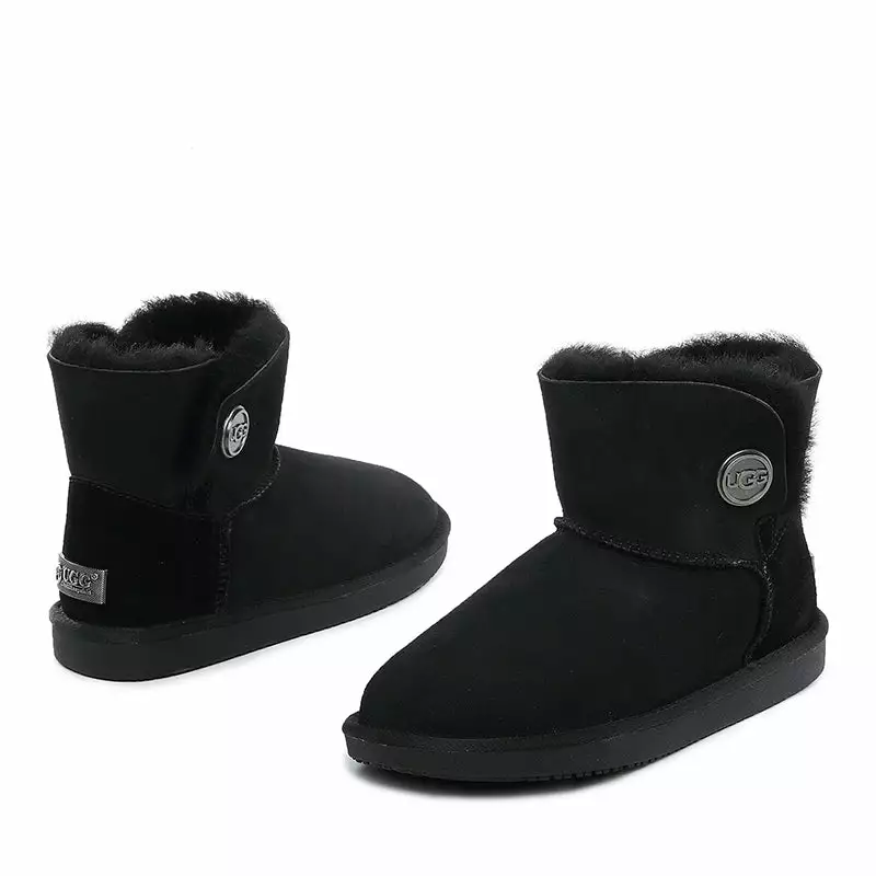 DK Sheepskin UGG Riva Mini Button Boots - Image 10