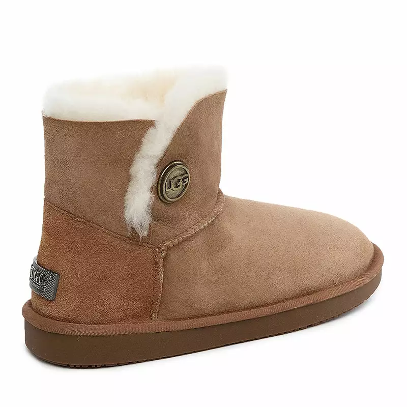 DK Sheepskin UGG Riva Mini Button Boots - Image 2