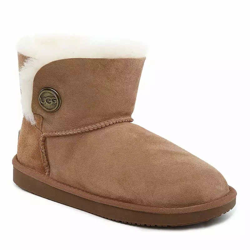 DK Sheepskin UGG Riva Mini Button Boots - Image 3