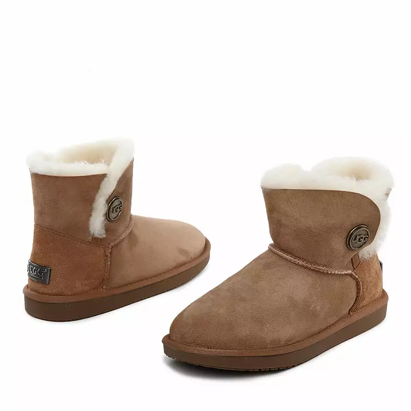 DK Sheepskin UGG Riva Mini Button Boots - Image 5